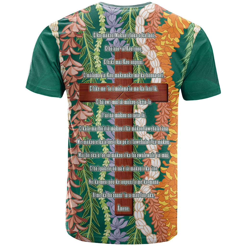 Mahalo Hawaii - ⁠Ka Pule a ka Haku T Shirt Mixed Lei