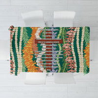 Mahalo Hawaii - ⁠Ka Pule a ka Haku Tablecloth Mixed Lei