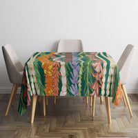Mahalo Hawaii - ⁠Ka Pule a ka Haku Tablecloth Mixed Lei