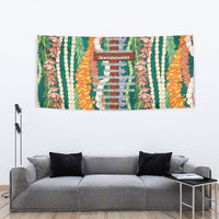 Mahalo Hawaii - ⁠Ka Pule a ka Haku Tapestry Mixed Lei
