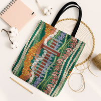 Mahalo Hawaii - ⁠Ka Pule a ka Haku Tote Bag Mixed Lei