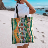 Mahalo Hawaii - ⁠Ka Pule a ka Haku Tote Bag Mixed Lei