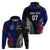 Personalised New Zealand Vs Samoa Rugby Hoodie Go Champions LT7 - Polynesian Pride