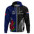 Personalised New Zealand Vs Samoa Rugby Hoodie Go Champions LT7 - Polynesian Pride