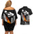 Hawaii Humpback Whale Couples Matching Off Shoulder Short Dress and Hawaiian Shirt Be Strong - Pray For Maui LT7 - Polynesian Pride