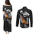 Hawaii Humpback Whale Couples Matching Puletasi Dress and Long Sleeve Button Shirts Be Strong - Pray For Maui LT7 - Polynesian Pride