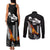 Hawaii Humpback Whale Couples Matching Tank Maxi Dress and Long Sleeve Button Shirts Be Strong - Pray For Maui LT7 - Polynesian Pride