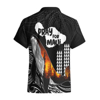 Hawaii Humpback Whale Hawaiian Shirt Be Strong - Pray For Maui LT7 - Polynesian Pride