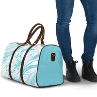 Sharks Couple Dreamy Polynesians Floral Sea Travel Bag Turquoise LT7 - Polynesian Pride