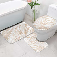 Sharks Couple Dreamy Polynesians Floral Sea Bathroom Set Hazel - Polynesian Pride