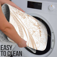 Sharks Couple Dreamy Polynesians Floral Sea Bathroom Set Hazel - Polynesian Pride