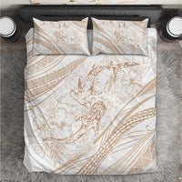 Sharks Couple Dreamy Polynesians Floral Sea Bedding Set Hazel - Polynesian Pride