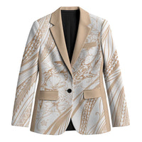 Sharks Couple Dreamy Polynesians Floral Sea Blazer Hazel - Polynesian Pride