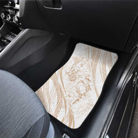 Sharks Couple Dreamy Polynesians Floral Sea Car Mats Hazel - Polynesian Pride