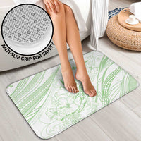 Sharks Couple Dreamy Polynesians Floral Sea Bathroom Set Emerald - Polynesian Pride