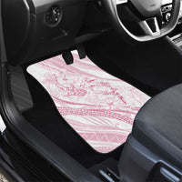 Sharks Couple Dreamy Polynesians Floral Sea Car Mats Pink - Polynesian Pride