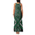 Jade Tukutuku Pattern Aotearoa Family Matching Tank Maxi Dress and Hawaiian Shirt Niho Taniwha and Puhoro Motifs