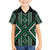 Jade Tukutuku Pattern Aotearoa Family Matching Tank Maxi Dress and Hawaiian Shirt Niho Taniwha and Puhoro Motifs