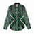 Jade Tukutuku Pattern Aotearoa Women Casual Shirt Niho Taniwha and Puhoro Motifs