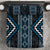Azure Tukutuku Pattern Aotearoa Bedding Set Niho Taniwha and Puhoro Motifs