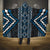 Azure Tukutuku Pattern Aotearoa Hooded Blanket Niho Taniwha and Puhoro Motifs