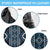 Azure Tukutuku Pattern Aotearoa Spare Tire Cover Niho Taniwha and Puhoro Motifs
