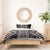 Classic Tukutuku Pattern Aotearoa Bedding Set Niho Taniwha and Puhoro Motifs