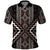 Classic Tukutuku Pattern Aotearoa Polo Shirt Niho Taniwha and Puhoro Motifs