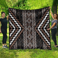 Classic Tukutuku Pattern Aotearoa Quilt Niho Taniwha and Puhoro Motifs LT7 - Polynesian Pride