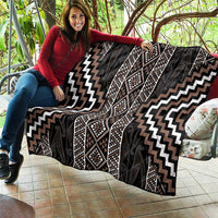 Classic Tukutuku Pattern Aotearoa Quilt Niho Taniwha and Puhoro Motifs LT7 - Polynesian Pride