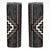 Classic Tukutuku Pattern Aotearoa Skinny Tumbler Niho Taniwha and Puhoro Motifs