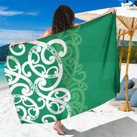 Pounamu Green Maori Sarong Koru Kowhaiwhai - Polynesian Pride
