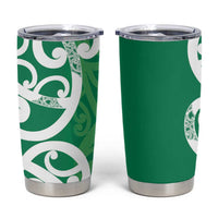 Pounamu Green Maori Tumbler Cup Koru Kowhaiwhai - Polynesian Pride