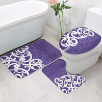Violet Green Maori Bathroom Set Koru Kowhaiwhai - Polynesian Pride