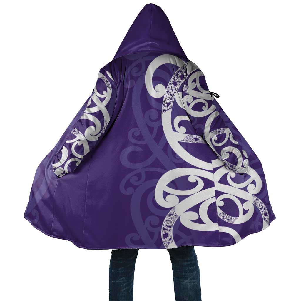 Violet Green Maori Cloak Koru Kowhaiwhai - Polynesian Pride