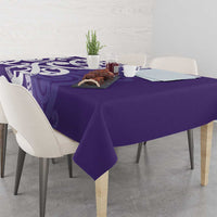 Violet Green Maori Tablecloth Koru Kowhaiwhai - Polynesian Pride