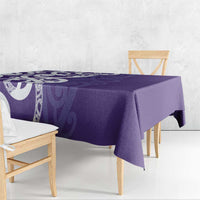 Violet Green Maori Tablecloth Koru Kowhaiwhai - Polynesian Pride