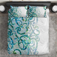 Paua Shell Maori Bedding Set Koru Kowhaiwhai - Polynesian Pride