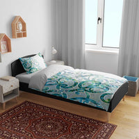 Paua Shell Maori Bedding Set Koru Kowhaiwhai - Polynesian Pride