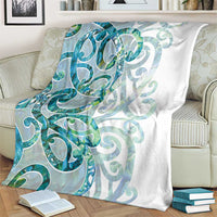 Paua Shell Maori Blanket Koru Kowhaiwhai - Polynesian Pride