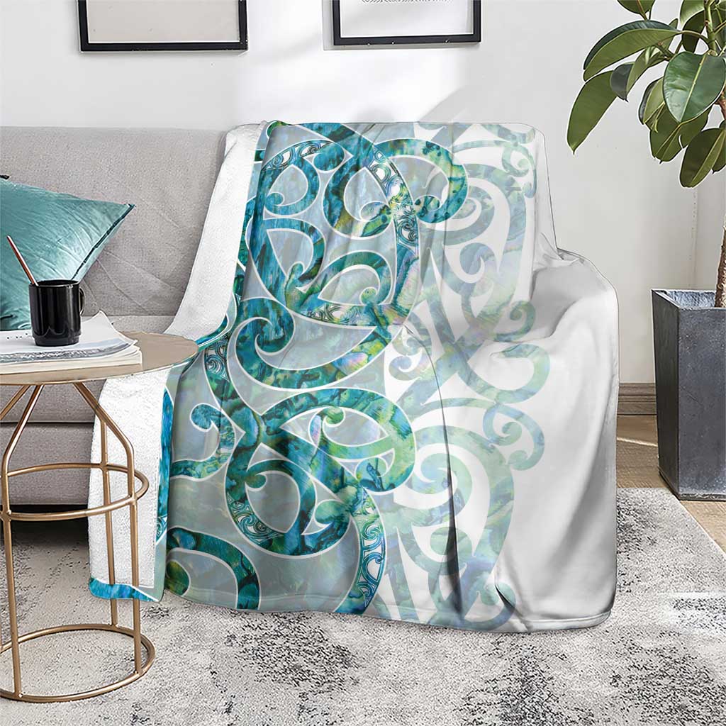 Paua Shell Maori Blanket Koru Kowhaiwhai - Polynesian Pride