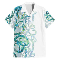 Paua Shell Maori Family Matching Mermaid Dress and Hawaiian Shirt Koru Kowhaiwhai - Polynesian Pride