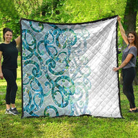 Paua Shell Maori Quilt Koru Kowhaiwhai - Polynesian Pride
