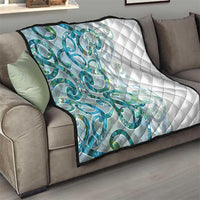 Paua Shell Maori Quilt Koru Kowhaiwhai - Polynesian Pride