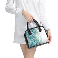 Paua Shell Maori Shoulder Handbag Koru Kowhaiwhai - Polynesian Pride