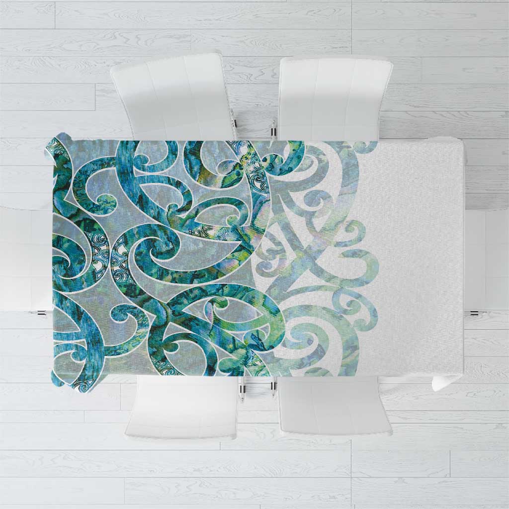Paua Shell Maori Tablecloth Koru Kowhaiwhai - Polynesian Pride