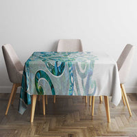 Paua Shell Maori Tablecloth Koru Kowhaiwhai - Polynesian Pride