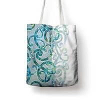 Paua Shell Maori Tote Bag Koru Kowhaiwhai - Polynesian Pride