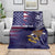 American Samoa Mix US Blanket Flag Day Grunge Style