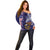 American Samoa Mix US Off Shoulder Sweater Flag Day Grunge Style LT7 - Polynesian Pride